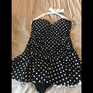 Chaps 1 pc swim suit